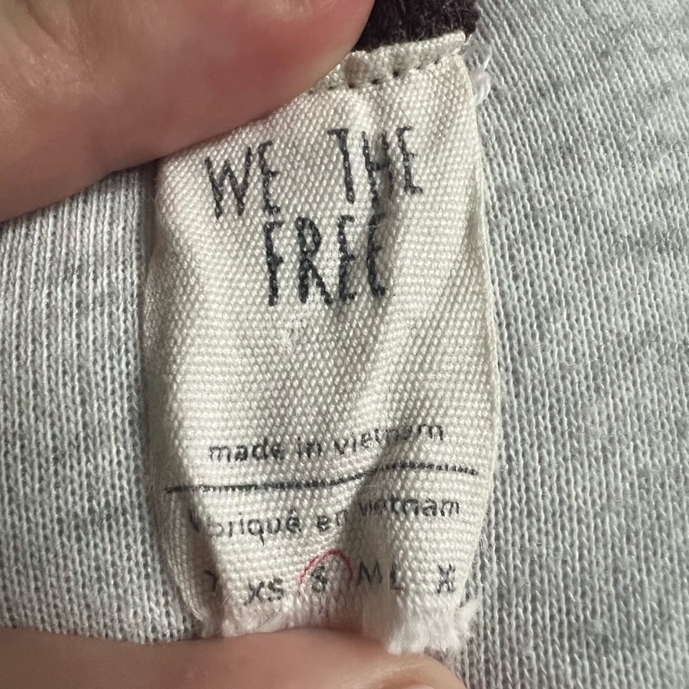 Free People Long Sleeve Striped Top